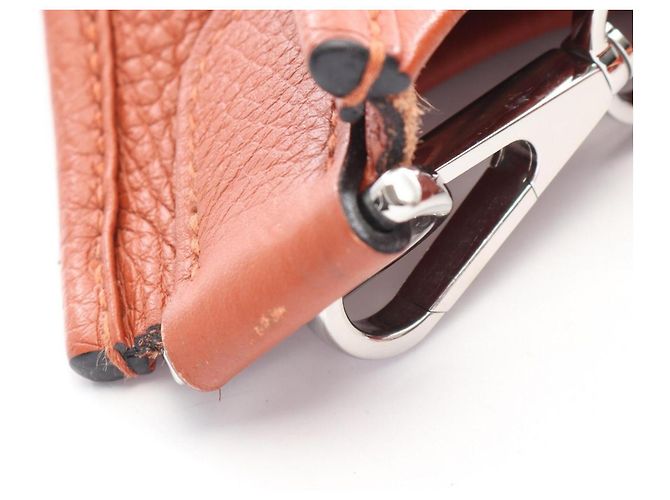 Hermès Borsa a tracolla Hermes Evelyne 3 Trois PM Brick Marrone - vista 7