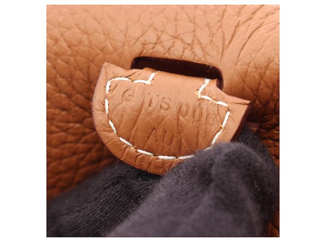 Hermès Borsa a tracolla Hermes Evelyne 23 Gold Marrone - vista 5