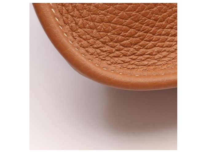 Hermès Borsa a tracolla Hermes Evelyne 23 Gold Marrone - vista 6