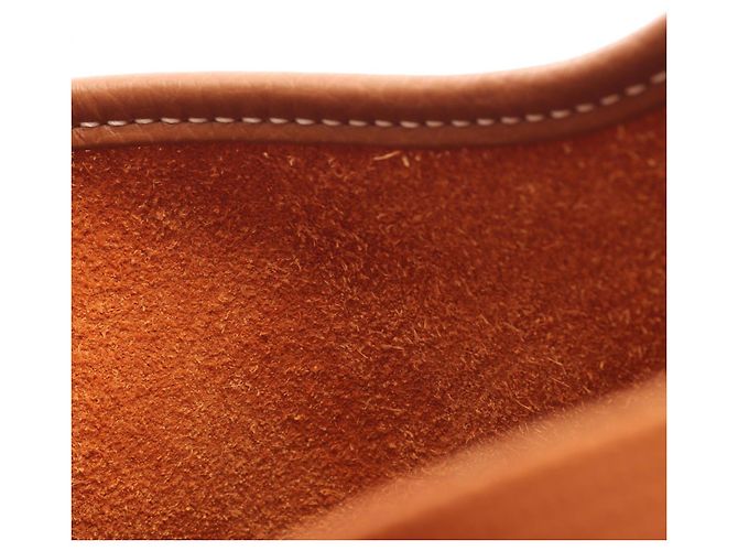 Hermès Borsa a tracolla Hermes Evelyne 23 Gold Marrone - vista 9