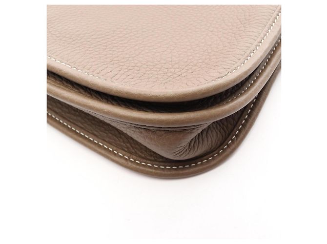 Hermès Borsa a tracolla Hermes Evelyne 3 23 Taupe - vista 6