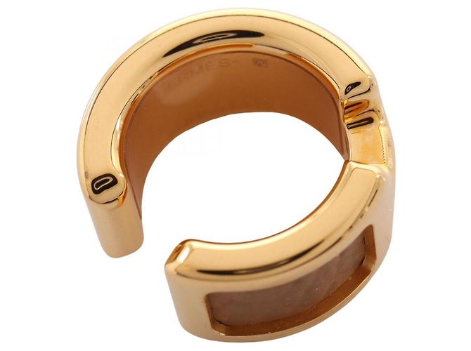 Ring Hermès Anillo para pañuelo Hermes Olympe PM Beige Dorado - vista 4