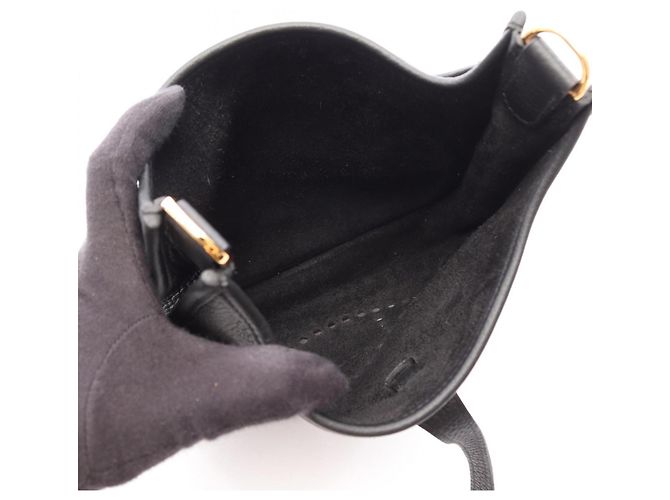 Hermès Borsa a tracolla Hermes Evelyne 3 23 Nero - vista 3