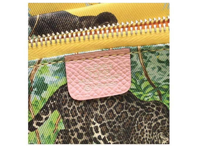 Hermès Cartera larga Hermes Azap de piel Epsom rosa - vista 4