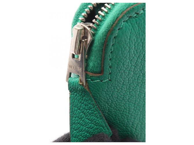 Hermès Hermes Azap Long Mint Round Geldbörse Grün - Ansicht 9