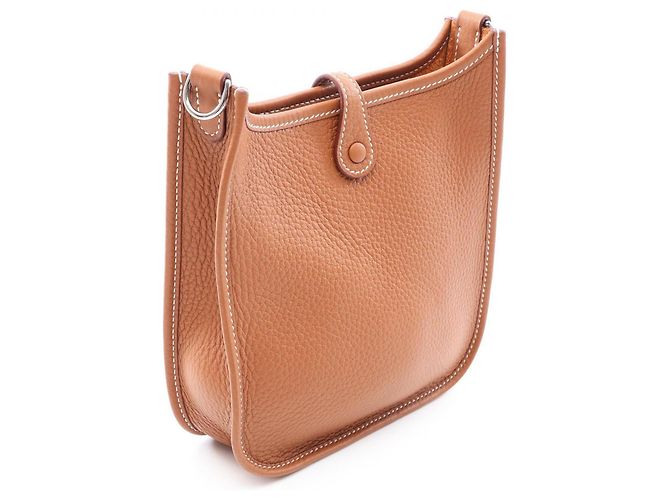 Hermès Borsa a tracolla Hermes Evelyne TPM Amazon Gold Marrone - vista 2