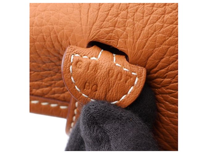 Hermès Borsa a tracolla Hermes Evelyne TPM Amazon Gold Marrone - vista 5