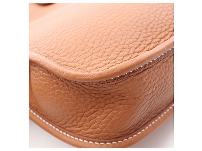 Hermès Borsa a tracolla Hermes Evelyne TPM Amazon Gold Marrone - vista 6