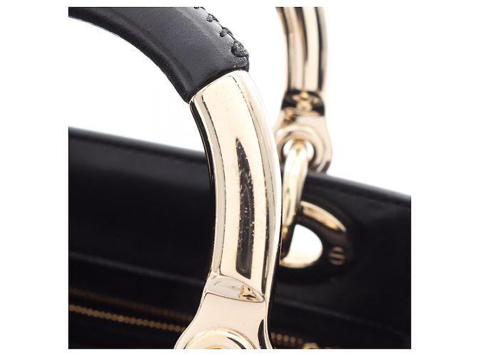 Christian Dior Lady 95.22 Mini Borsa a mano 2-Way Nero - vista 7