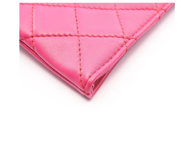 Chanel Matelassé Second Bag Clutch Handtasche Pink - Ansicht 7
