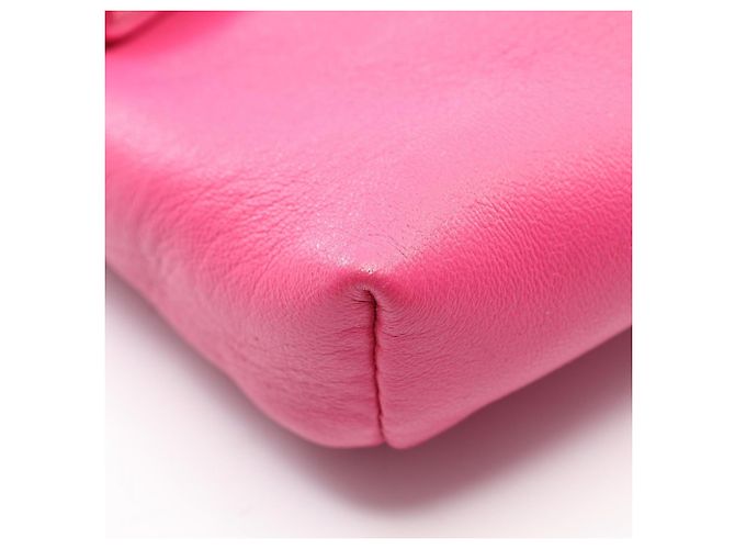 Chanel Matelassé Second Bag Clutch Handtasche Pink - Ansicht 9