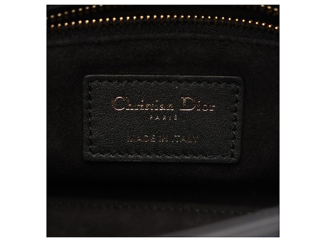 Christian Dior Lady Mini Beaded 2-Way Handbag Black Multiple colors - view 4