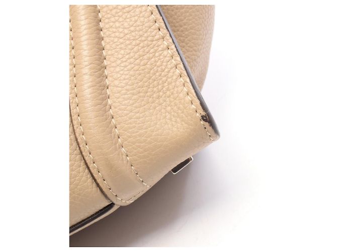 Céline Celine Luggage Mini Shopper Handtasche Beige - Ansicht 10