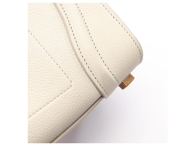 Céline Borsa Tote Celine Luggage Micro Shopper Bianco - vista 6