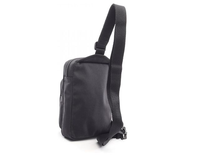Borsa vita Balenciaga Explorer Nero Bianco Rosso - vista 2