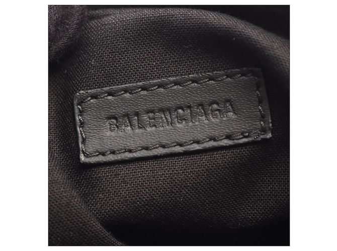 Borsa vita Balenciaga Explorer Nero Bianco Rosso - vista 4