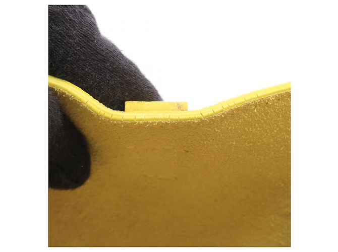 Céline Borsa a mano Celine Luggage Nano Shopper Giallo - vista 5