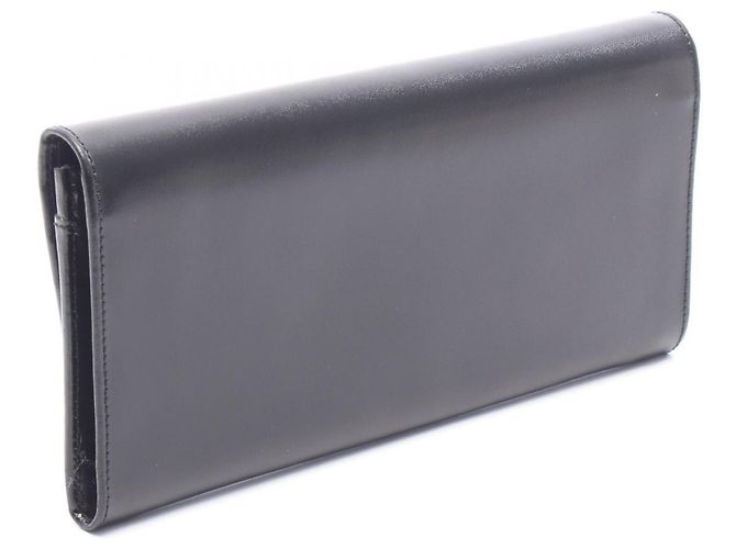 Céline Cartera larga bi-fold Celine de piel negra Negro - vista 2