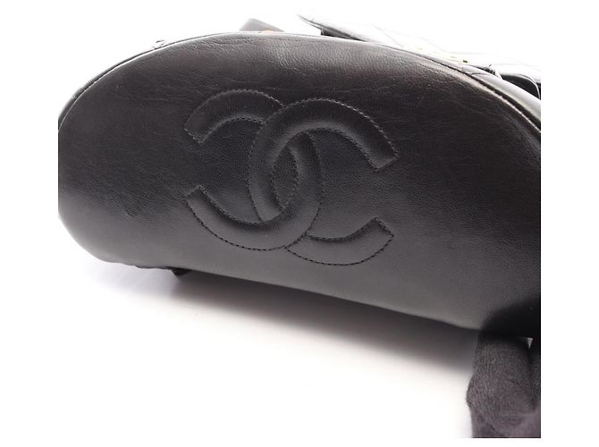 Chanel Matelassé Turnlock Chain Backpack Black - view 6