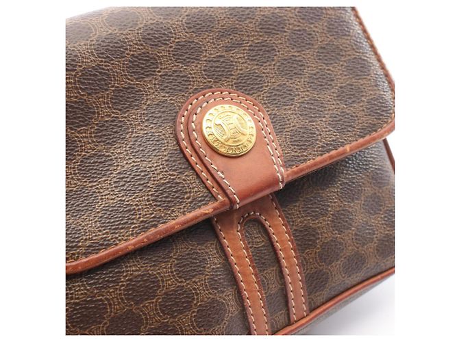 Céline Bolso de hombro Celine Macadam Castaño - vista 15