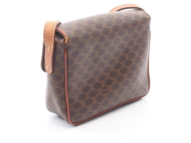 Céline Bolso de hombro Celine Macadam Castaño - vista 2
