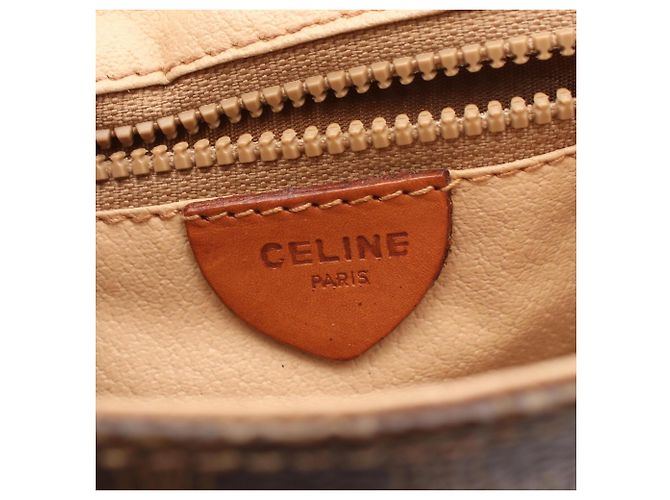 Céline Bolso de hombro Celine Macadam Castaño - vista 4