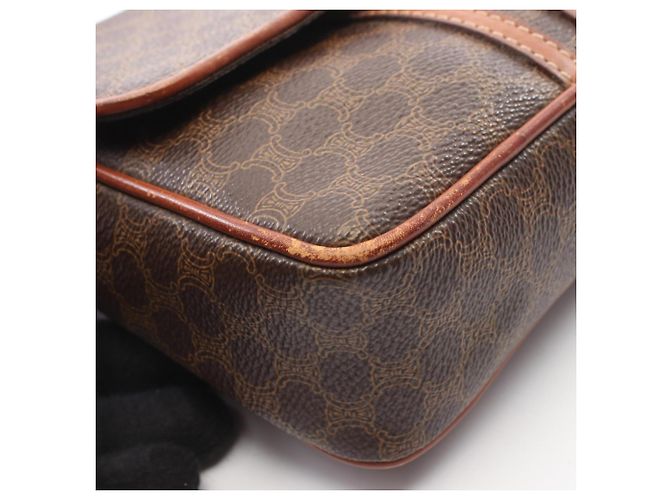Céline Bolso de hombro Celine Macadam Castaño - vista 6