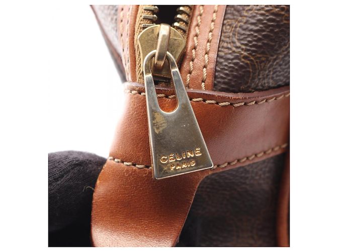 Céline Borsa Celine Macadam Marrone Beige - vista 12