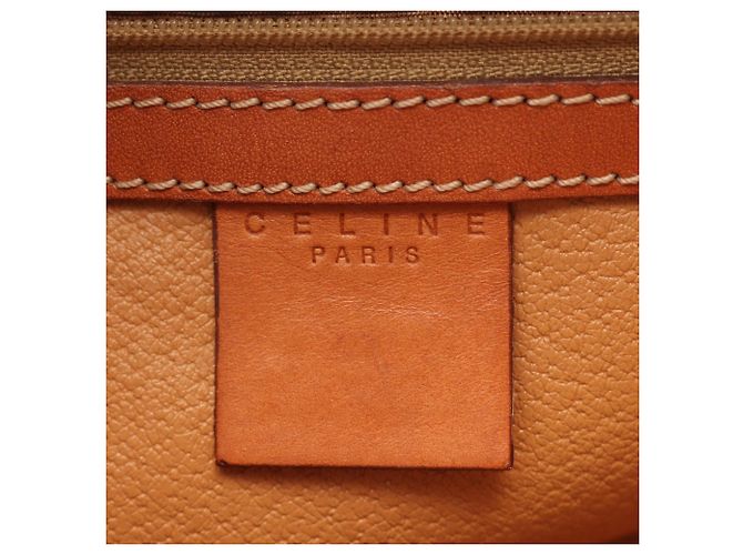 Céline Borsa Celine Macadam Marrone Beige - vista 4