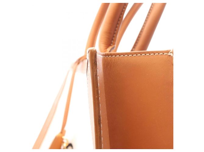 Céline Sac Cabas Vertical Large Celine Marron Blanc - vue 8