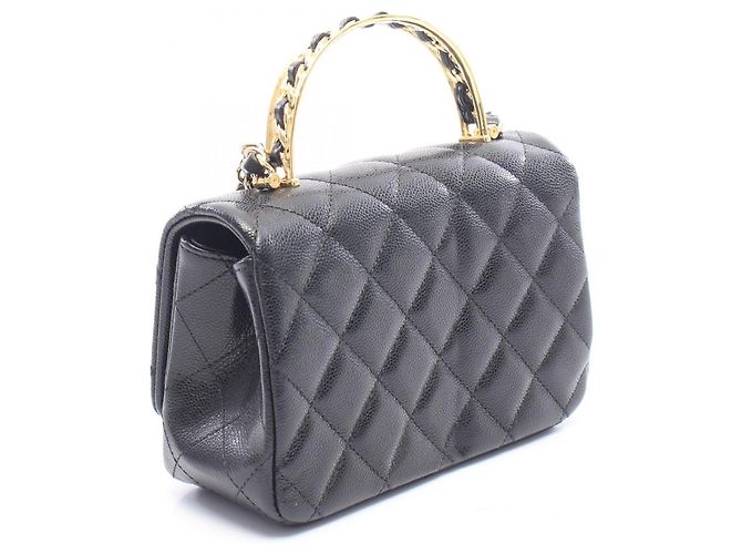 Borsa a mano e a tracolla 2-way Chanel Matelassé Nero - vista 2