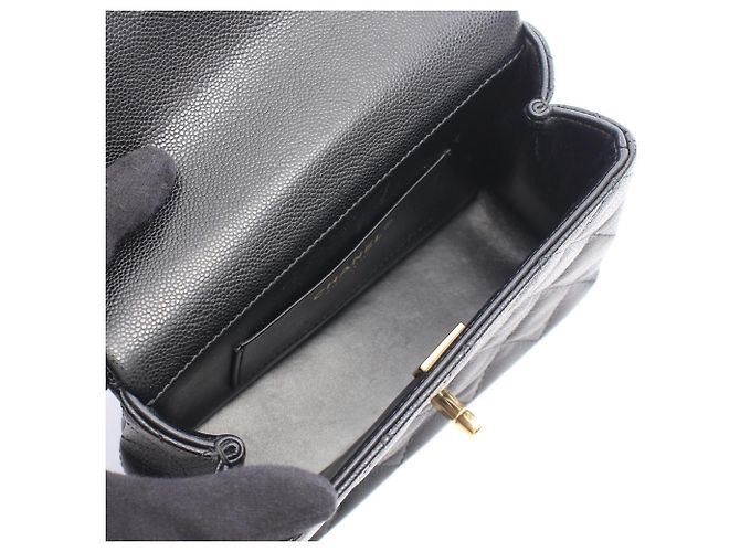 Borsa a mano e a tracolla 2-way Chanel Matelassé Nero - vista 3