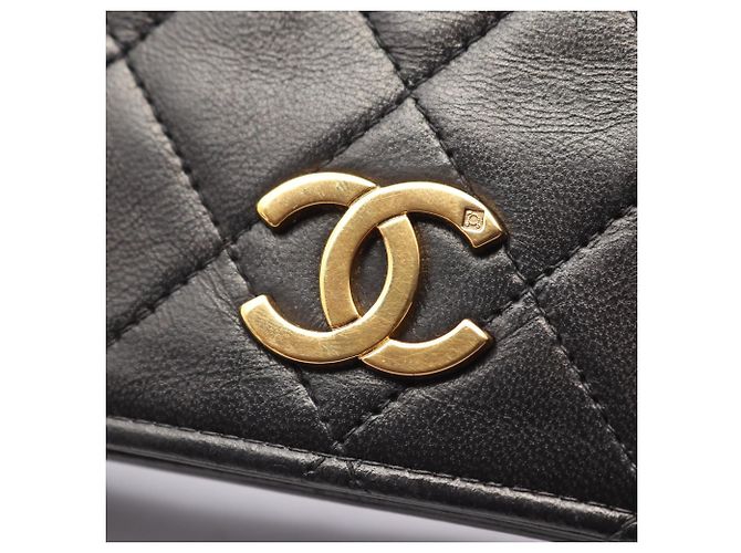 Borsa a tracolla Chanel Matelassé Full Flap Nero - vista 11