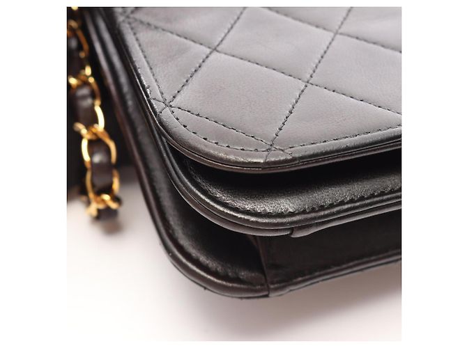 Borsa a tracolla Chanel Matelassé Full Flap Nero - vista 8
