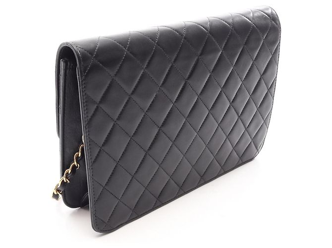 Timeless Bolso de hombro Chanel Matelassé Push-Lock Negro - vista 2