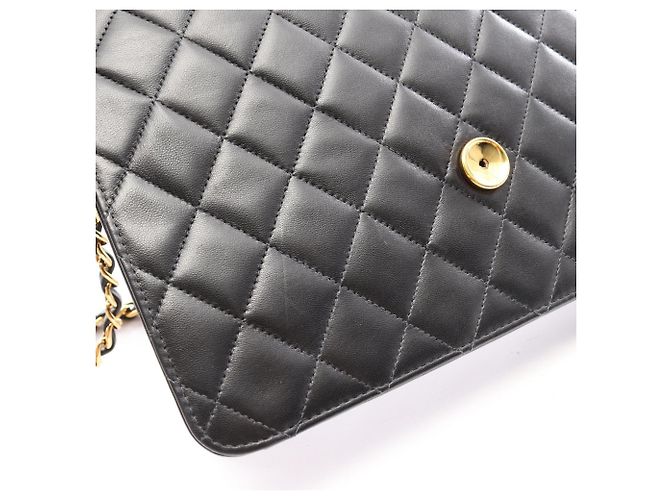 Timeless Bolso de hombro Chanel Matelassé Push-Lock Negro - vista 7