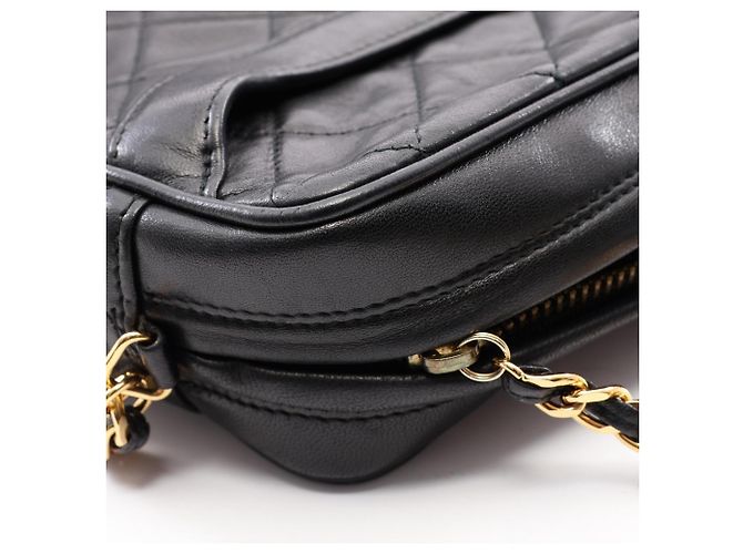 Borsa Chanel Matelassé con nappa Nero - vista 7