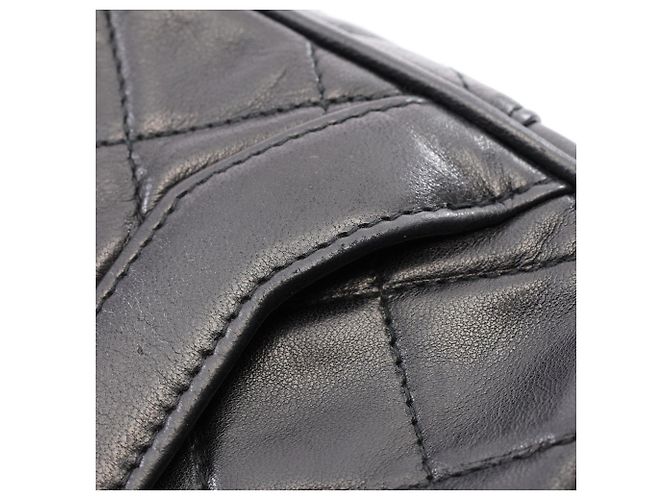 Borsa Chanel Matelassé con nappa Nero - vista 8