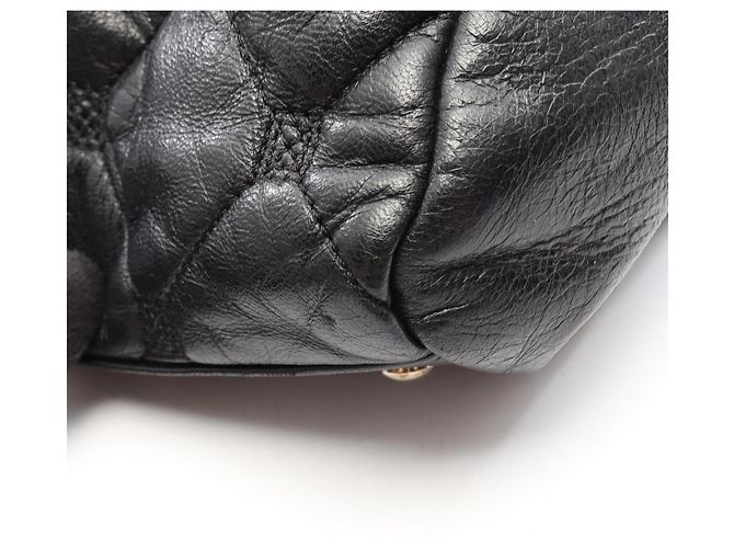 Borsa a mano Chanel Matelassé Boston Bag Nero - vista 10