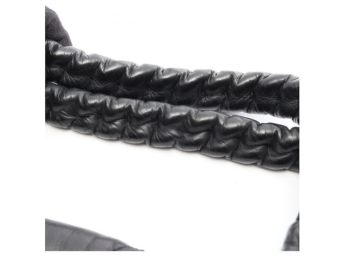 Borsa a mano Chanel Matelassé Boston Bag Nero - vista 9