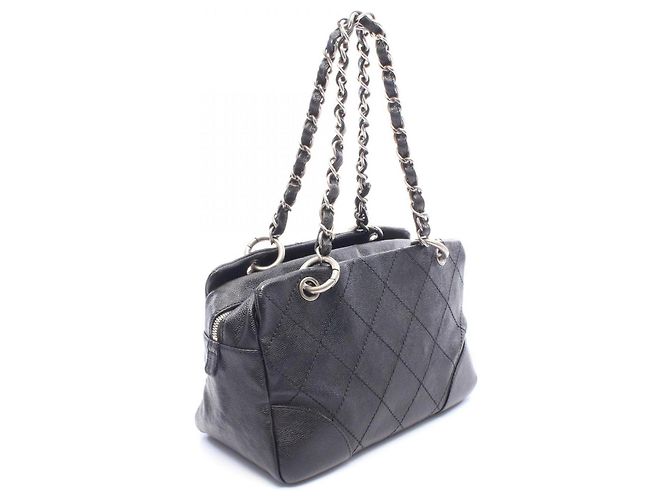 Borsa a tracolla Chanel Wild Stitch Nero - vista 2