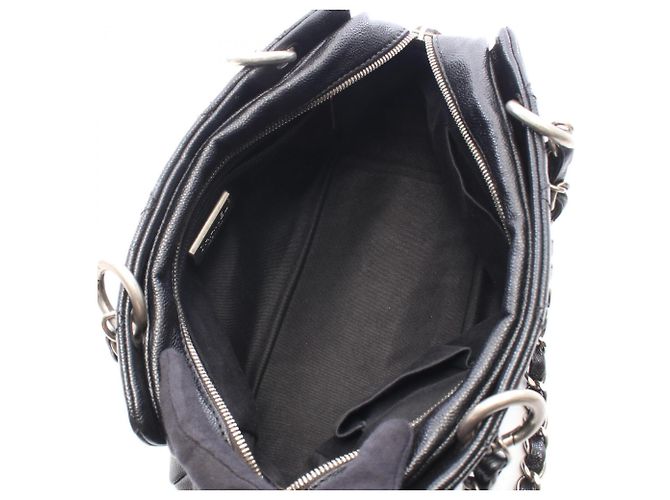 Borsa a tracolla Chanel Wild Stitch Nero - vista 3