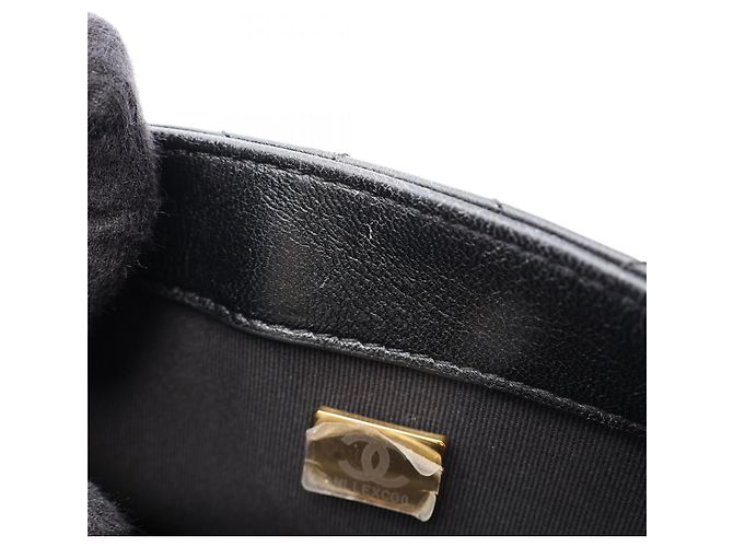 Borsa a tracolla Mini Flap Chanel Matelassé Nero - vista 10