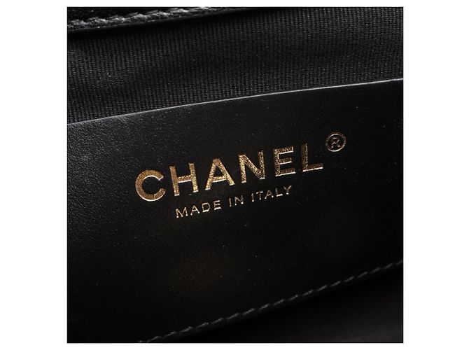 Borsa a tracolla Mini Flap Chanel Matelassé Nero - vista 4