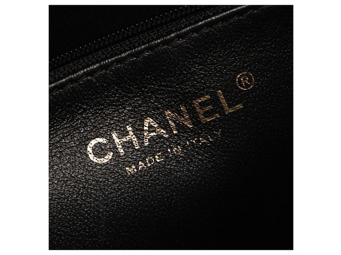 Borsa Tote Chanel Reissue in pelle di vitello martellata nera Nero - vista 4