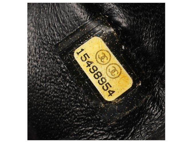Borsa Tote Chanel Reissue in pelle di vitello martellata nera Nero - vista 5