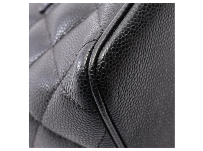 Borsa Tote Chanel Reissue in pelle di vitello martellata nera Nero - vista 6