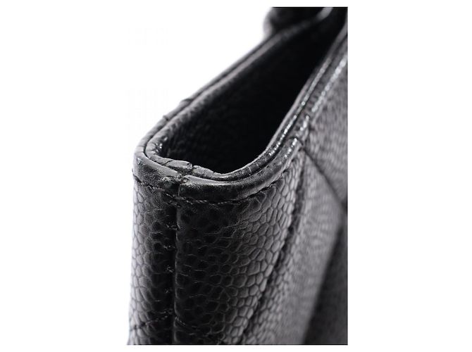 Borsa Tote Chanel Reissue in pelle di vitello martellata nera Nero - vista 8