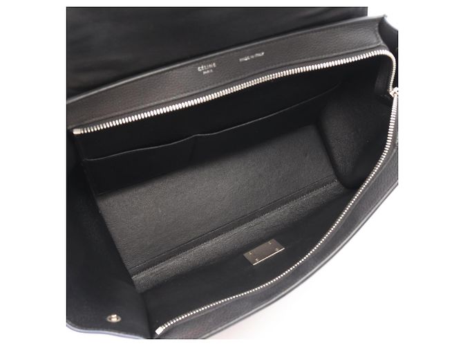 Céline Borsa a mano Celine Trapeze Small Nero Blu - vista 3