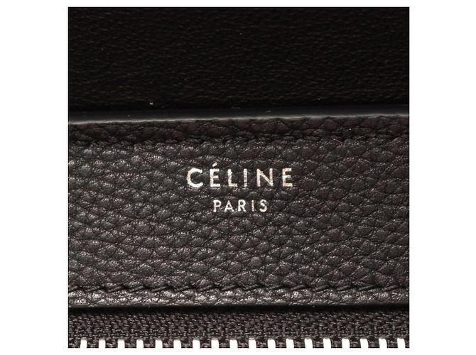 Céline Borsa a mano Celine Trapeze Small Nero Blu - vista 4